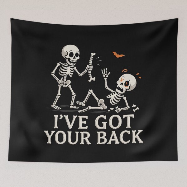 Item preview, Ive Got Your Back Halloween Skeleton Men Women Kids designed and sold by clothesy7.
