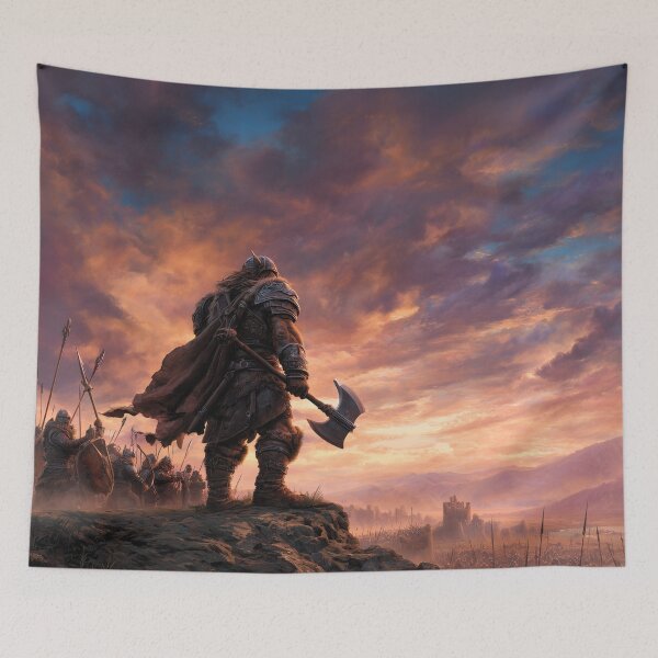 Item preview, Orc Chieftain Watching Over His Horde designed and sold by Rtymer.