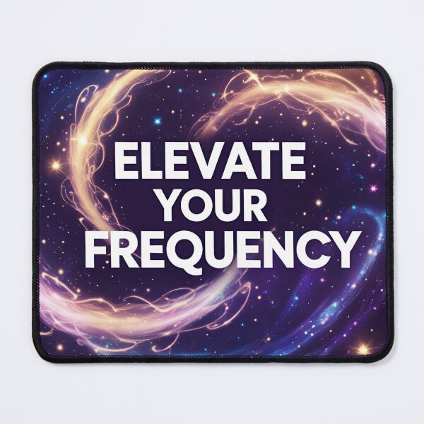 Item preview, Elevate your frequency - Motivational Quote designed and sold by ASKprints.