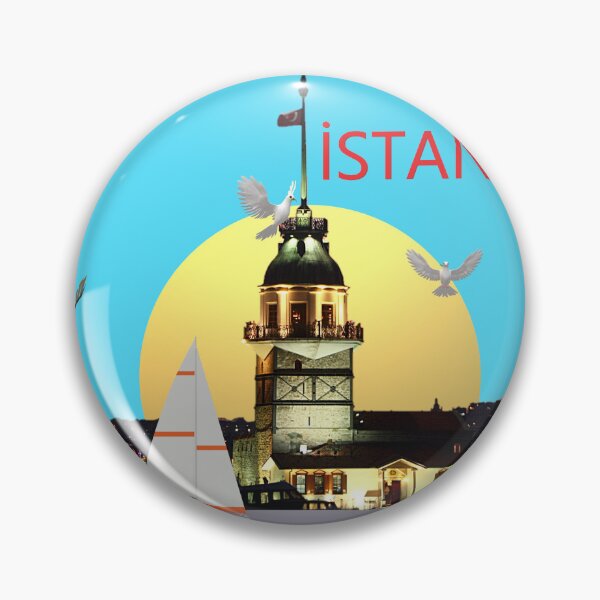 Item preview, Maiden's Tower Istanbul – Historic Bosphorus Landmark at Night designed and sold by Amateurtrader.