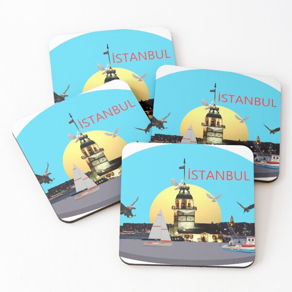 Item preview, Maiden's Tower Istanbul – Historic Bosphorus Landmark at Night designed and sold by Amateurtrader.