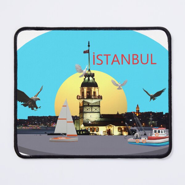 Item preview, Maiden's Tower Istanbul – Historic Bosphorus Landmark at Night designed and sold by Amateurtrader.