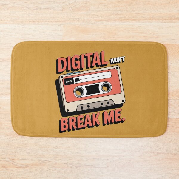 Item preview, Digital won't break me vintage retro analogue world phrase designed and sold by fotopan.