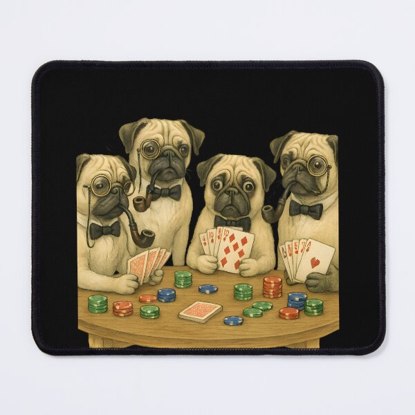 Item preview, Pug Night Bluff Club designed and sold by Uglyandcute.