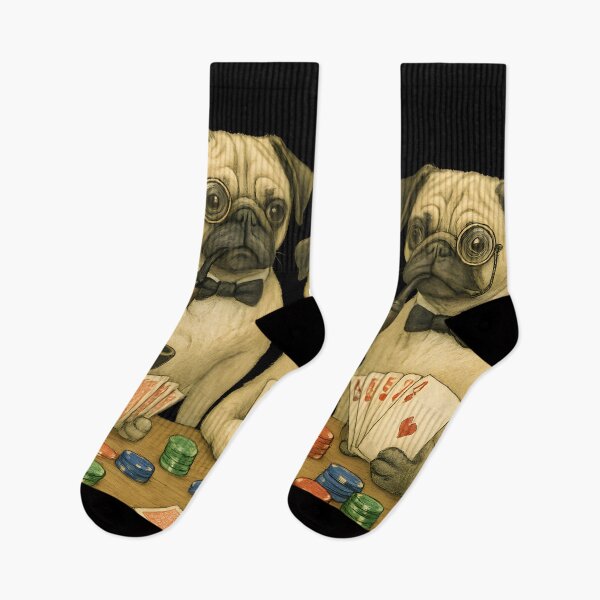 Item preview,  Pug Night Bluff Club designed and sold by Uglyandcute.