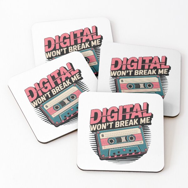 Item preview, Digital won't break me vintage phrase vhs casette  designed and sold by fotopan.