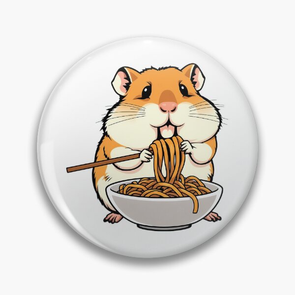 Item preview, A hamster eating noodles designed and sold by DOG DESIGN.