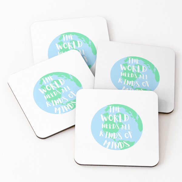 Item preview, "The World Needs All Kinds of Minds" - Inspirational Earth Design designed and sold by brosedesigns.