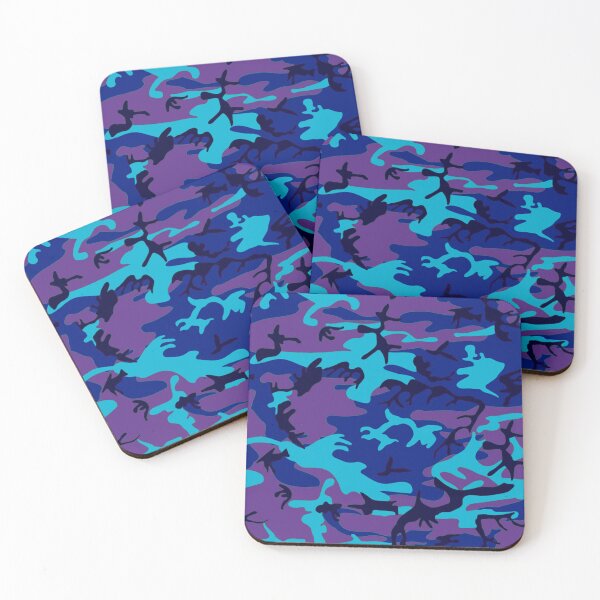 Item preview, Blue Purple Camouflage Pattern Camo Is Cool designed and sold by SandyMDesigns.