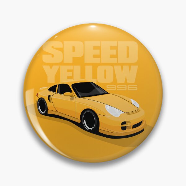 Artikelvorschau, 2004 Speed Yellow 911 996 Turbo Abbildung entworfen und verkauft von blackdogshop.