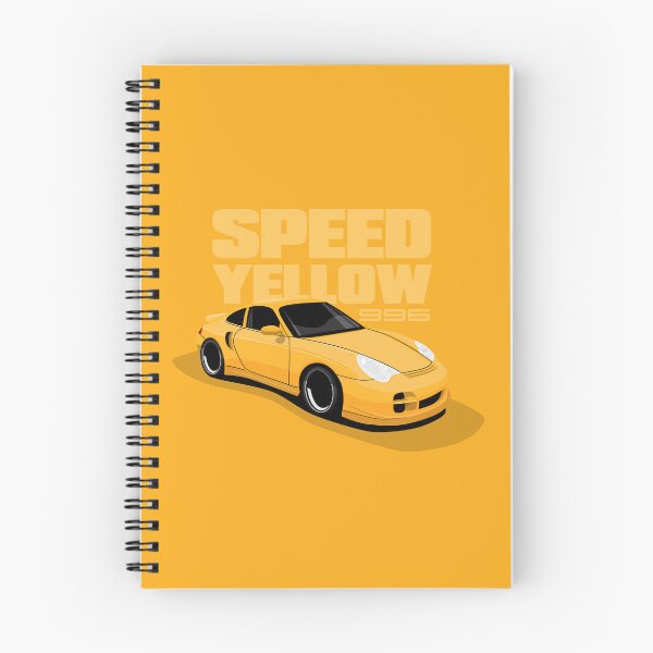 Artikelvorschau, 2004 Speed Yellow 911 996 Turbo Abbildung entworfen und verkauft von blackdogshop.