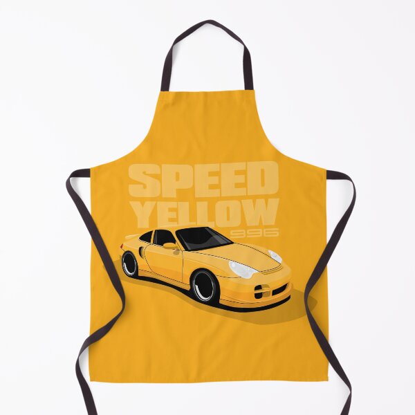 Item preview, 2004 Speed Yellow 911 996 turbo illustration designed and sold by blackdogshop.