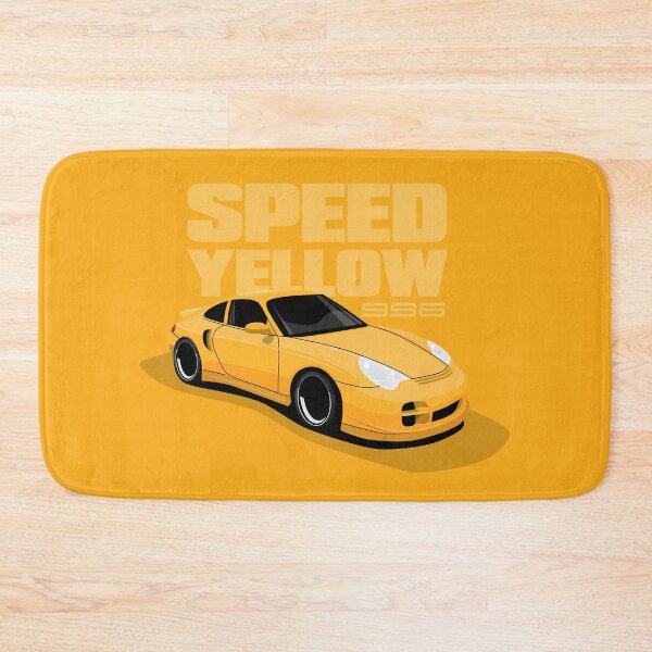Item preview, 2004 Speed Yellow 911 996 turbo illustration designed and sold by blackdogshop.