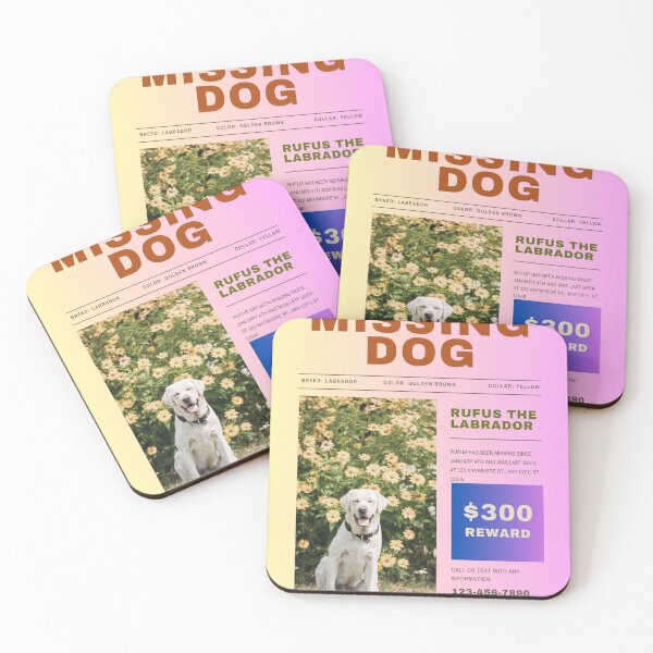 Item preview, Lost Dog Alert  designed and sold by NobleDigitalArt.