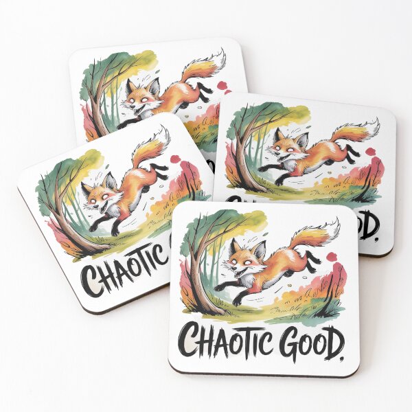 Item preview, Chaotic Good Fox designed and sold by wheark.