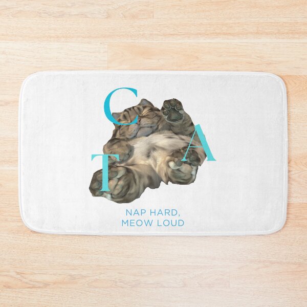Item preview, Nap Hard, Meow Loud-Lazy Cat designed and sold by ACpixl.