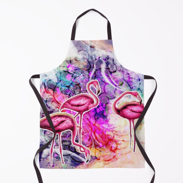 Item preview, Flamingos searching for food designed and sold by AnnabellaRh.
