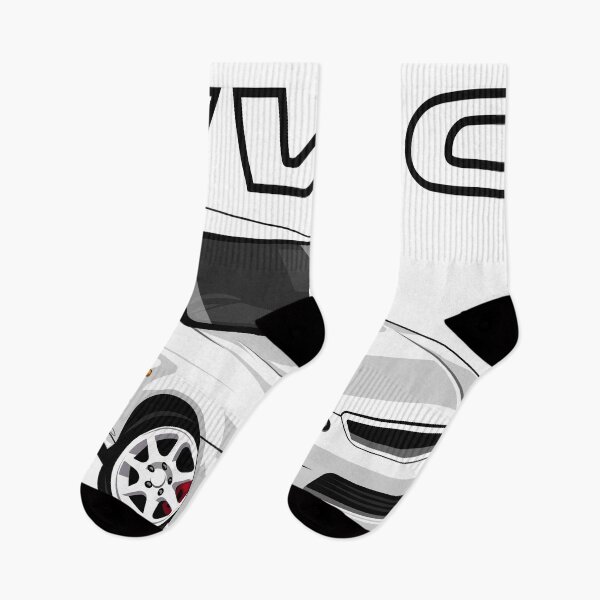 Item preview, JDM Honda Civic EK9 Hatchback Vector Illustration – White Tuned Street Racer Art designed and sold by wisnubayuaji.