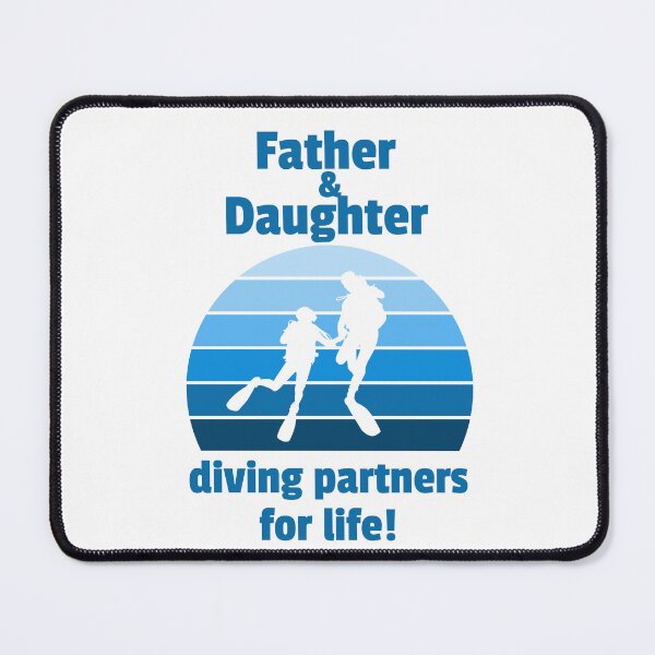 Item preview, Father and Daughter Diving Partners for Life  designed and sold by BooWearBer.
