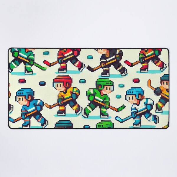 Item preview, hockey themed backpack design designed and sold by TEEJAMBOREE.