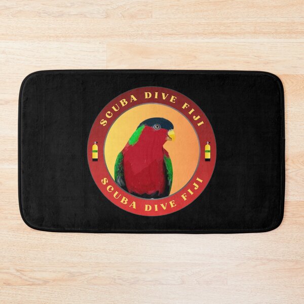 Item preview, Scuba dive Fiji, collared lory bird, profit supports ocean conservation  designed and sold by seekingclarity.