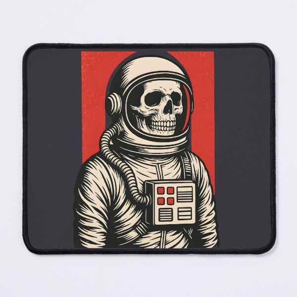 Item preview, Skull Astronaut Retro SciFi Horror Art designed and sold by Shoot-The-Moon.