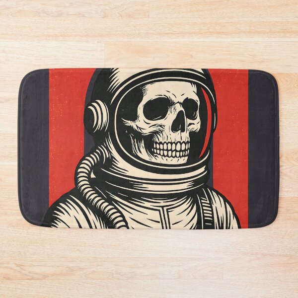 Item preview, Skull Astronaut Retro SciFi Horror Art designed and sold by Shoot-The-Moon.