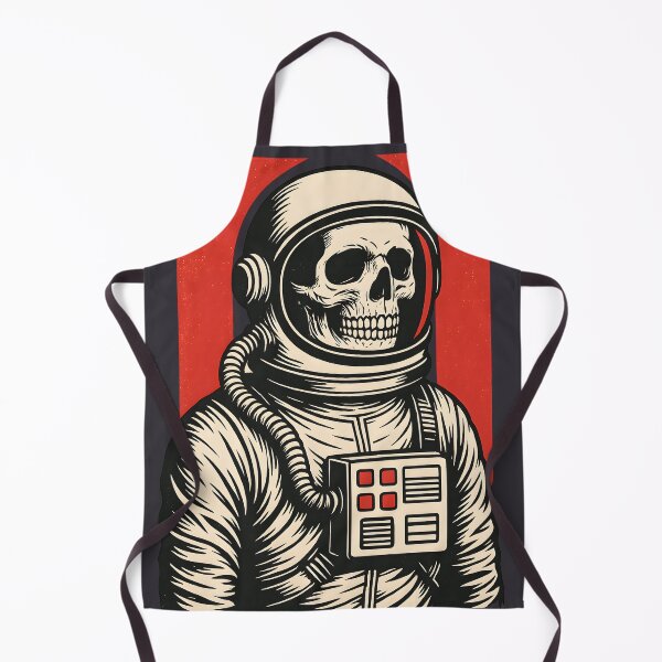 Item preview, Skull Astronaut Retro SciFi Horror Art designed and sold by Shoot-The-Moon.