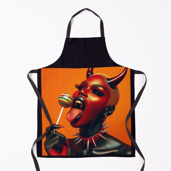 Item preview, Demonic Lady Lollipop Fiery Collar designed and sold by Voodoo Store Paranormal Collections.