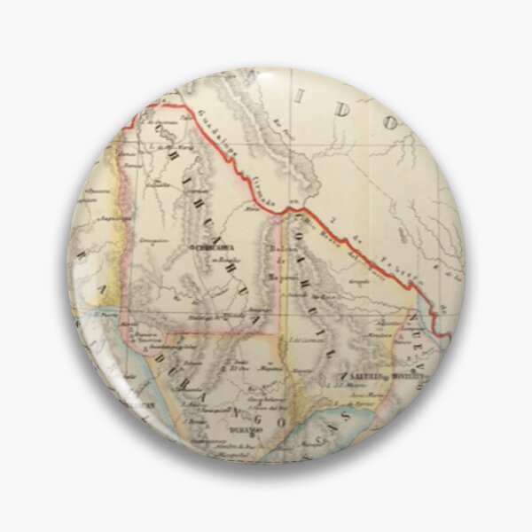Item preview, Northern Mexico old map designed and sold by bascconut.