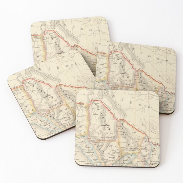 Item preview, Northern Mexico old map designed and sold by bascconut.