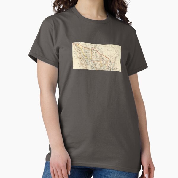 Item preview, Northern Mexico old map designed and sold by bascconut.