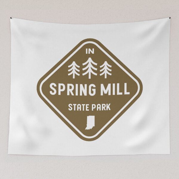 Item preview, Spring Mill State Park Indiana Rhombus designed and sold by bivenart.