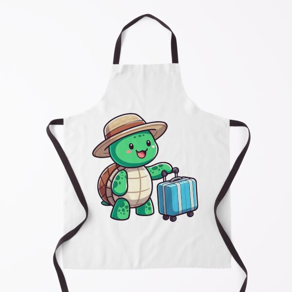 Item preview, Cartoon Turtle with Suitcase – Ready to Travel designed and sold by Confuzz1ed.