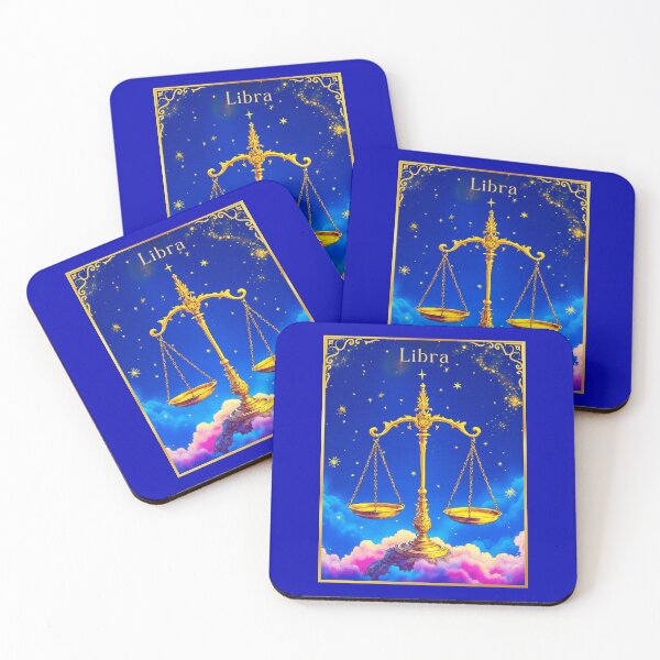 Item preview, Libra Zodiac Scales in a Star-Filled Sky designed and sold by Marymarice.