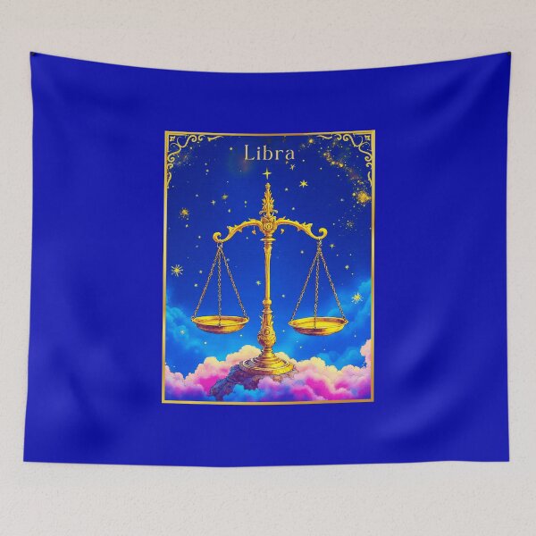 Item preview, Libra Zodiac Scales in a Star-Filled Sky designed and sold by Marymarice.