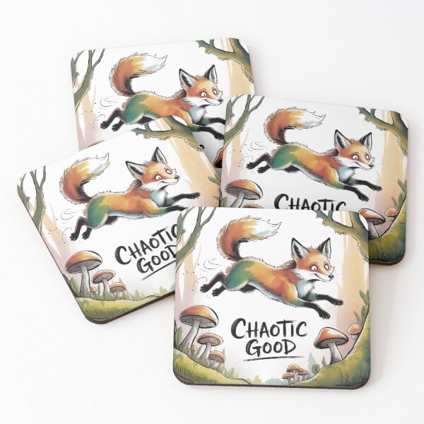 Item preview, Whimsical Fox: Chaotic Good designed and sold by wheark.