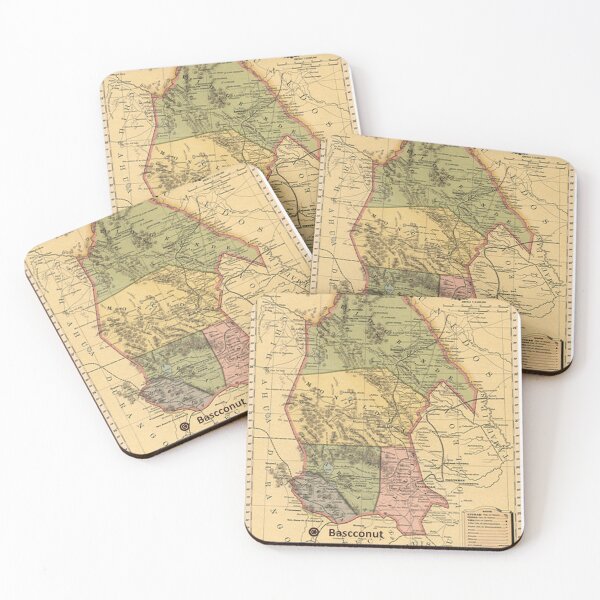 Item preview, Coahuila old map designed and sold by bascconut.