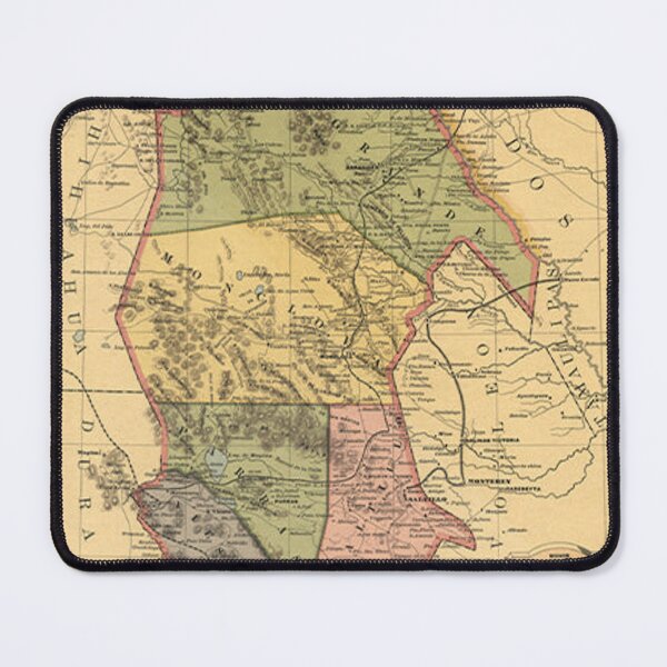 Item preview, Coahuila old map designed and sold by bascconut.