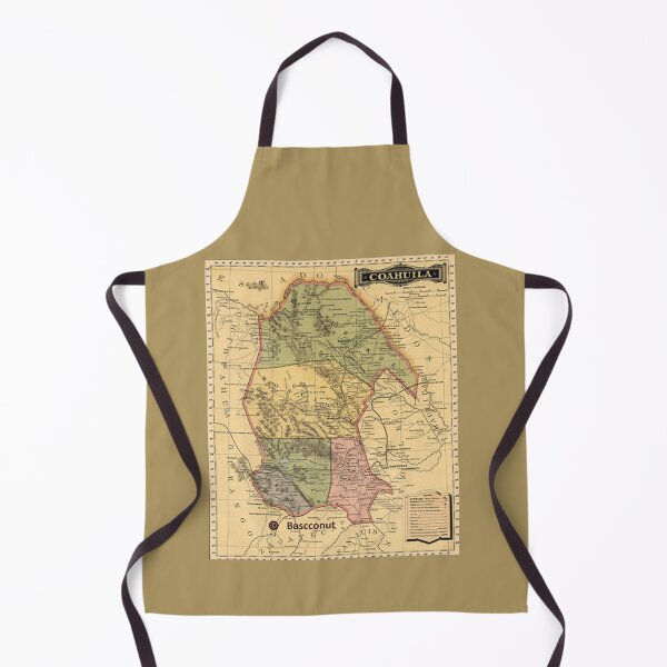 Item preview, Coahuila old map designed and sold by bascconut.
