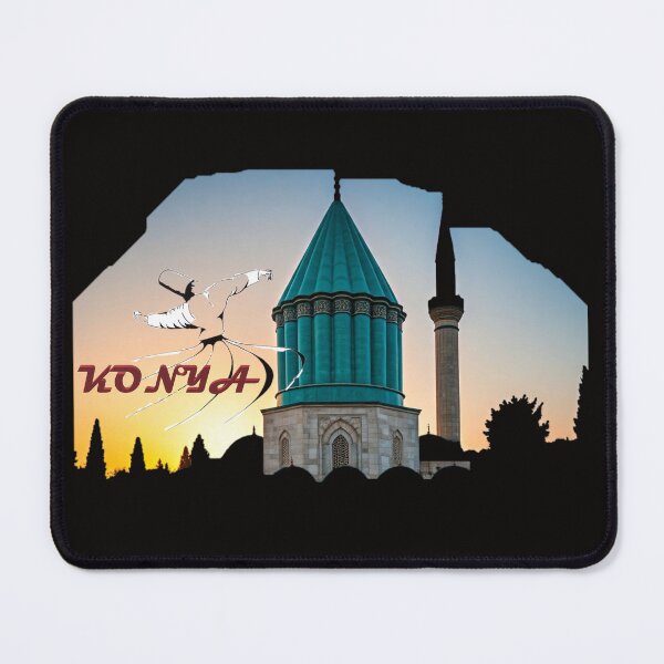 Item preview, Whirling Dervish in Konya – Spiritual Turkish Semazen Art designed and sold by Amateurtrader.