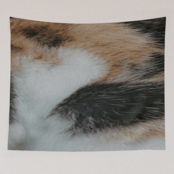 Item preview, Tortoiseshell Cat Fur — Black, White & Orange Pattern designed and sold by nigejohn.