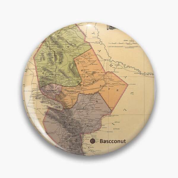Item preview, Nuevo León old map designed and sold by bascconut.