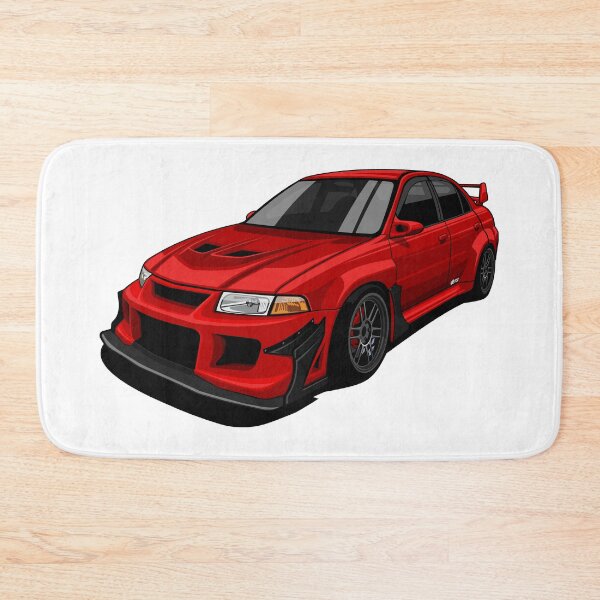 Item preview, Red Evo V – Aggressive JDM Street Racer Vector Design designed and sold by wisnubayuaji.