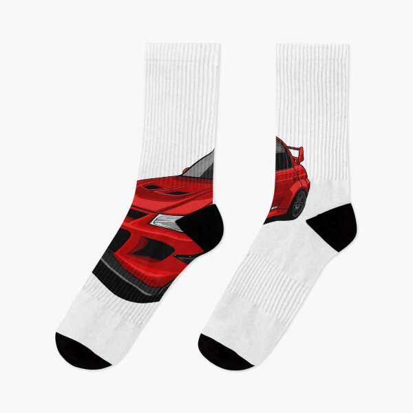 Item preview, Red Evo V – Aggressive JDM Street Racer Vector Design designed and sold by wisnubayuaji.