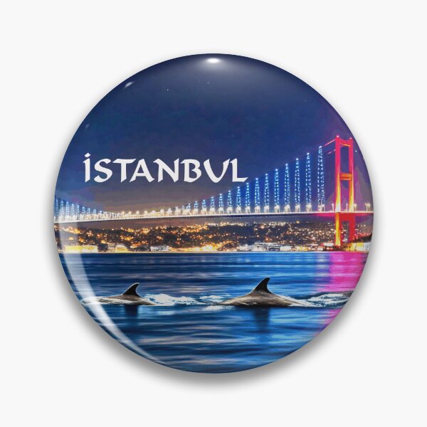 Item preview, Istanbul Turkey – Sea, Bridge & City Travel Art designed and sold by Amateurtrader.