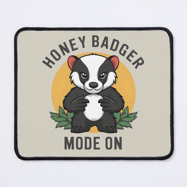 Item preview, Honey Badger Mode On Fearless Wild Animal for Wildlife Enthusiasts designed and sold by KLArtzStore.
