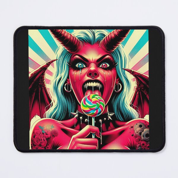 Item preview, Comic Demon Lady Lollipop Wings designed and sold by Voodoo Store Paranormal Collections.