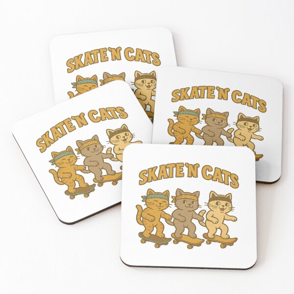 Item preview, Skate N Cats Retro Cartoon designed and sold by KalixSt.