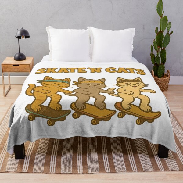 Item preview, Skate N Cats Retro Cartoon designed and sold by KalixSt.